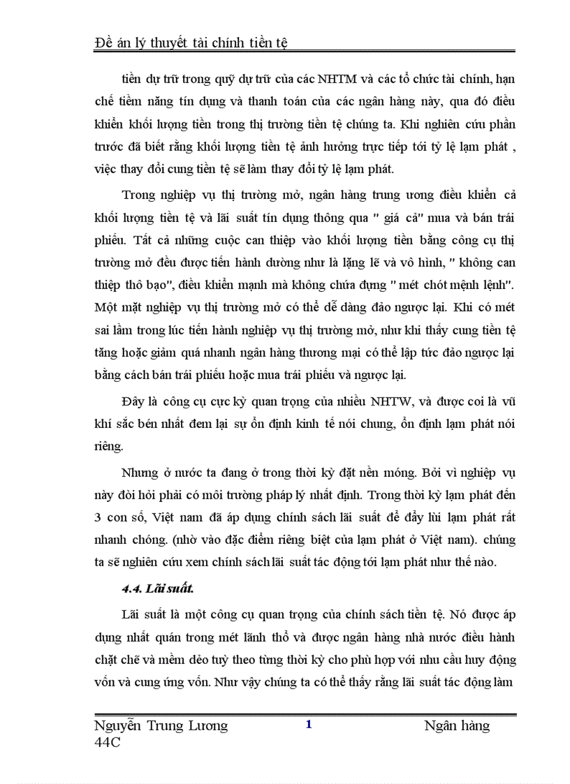 image for page Sử dụng chính sách tiền tệ nhằm kiểm soát lạm phát 1