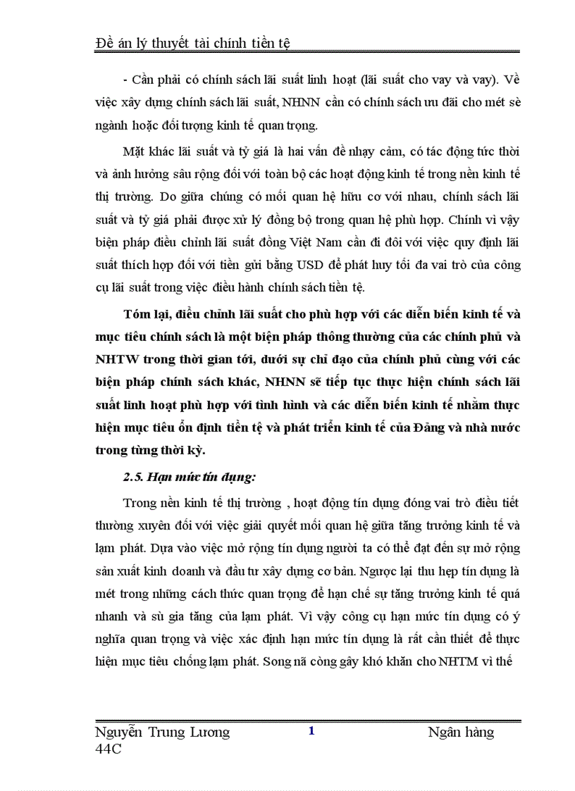 image for page Sử dụng chính sách tiền tệ nhằm kiểm soát lạm phát 1