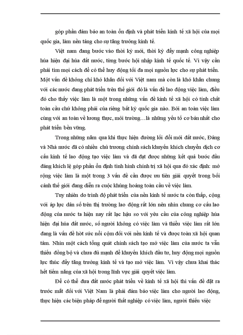 image for page Kế hoạch lao động việc làm và giải pháp giải quyết việc làm ở việc làm ở Việt Nam
