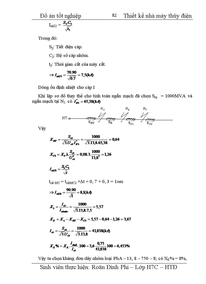 image for page Thiết kế nhà máy thuỷ điện công suất 4 x 100 MW cung cấp cho phụ tải điện áp máy phát phụ tải trung áp 110 kV Phụ tải cao áp 220 kV 1