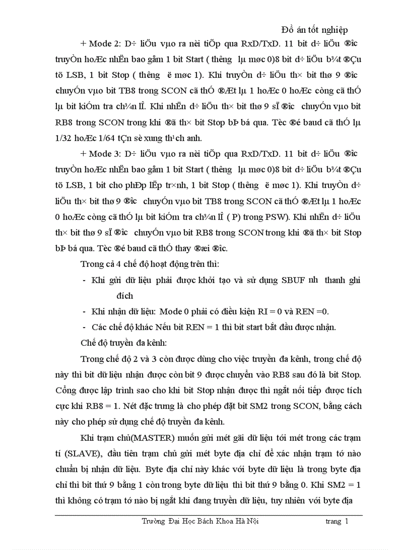 image for page Tính toán thiết kế hệ thu thập số liệu 8 kênh sử dụng họ vi điều khiển và truyền số liệu lên máy tính