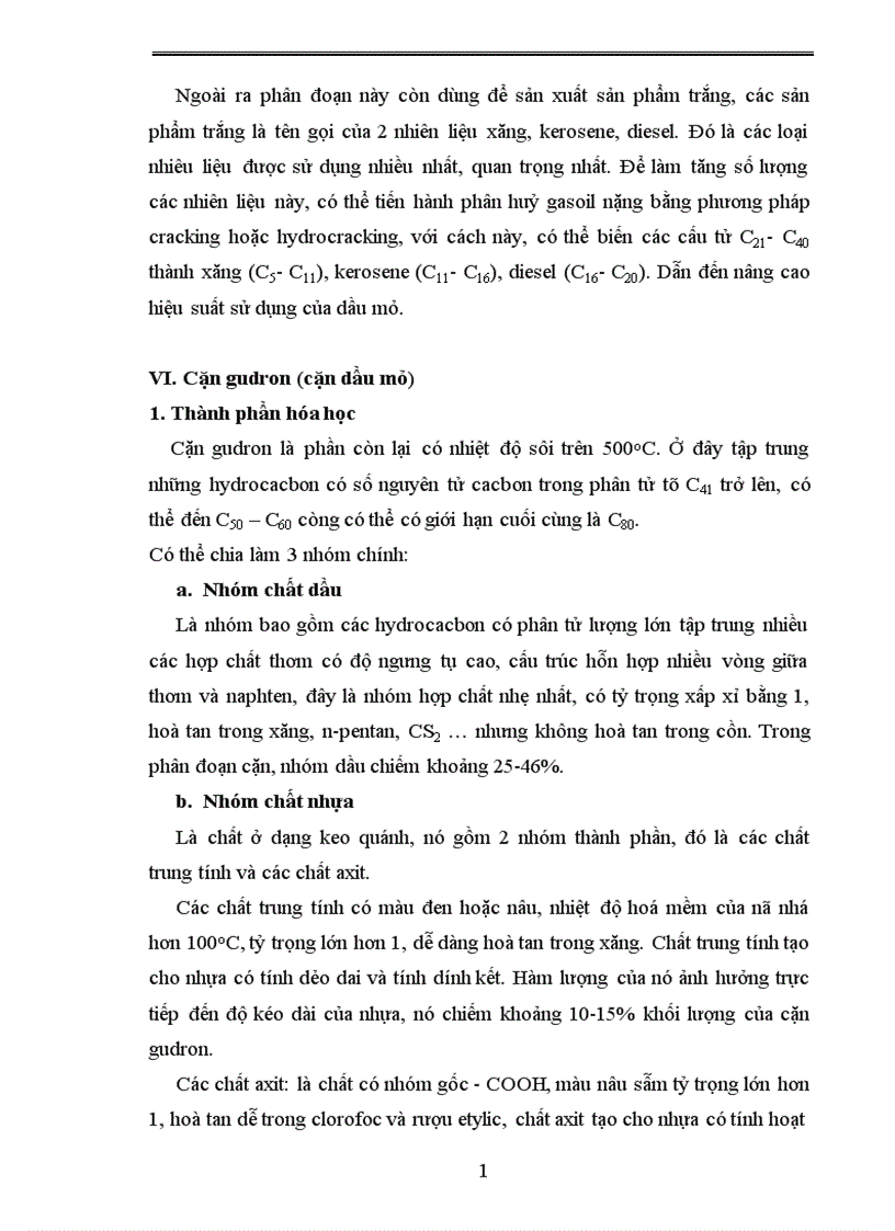 image for page sản phẩm của quá trình chưng cất dầu mỏ