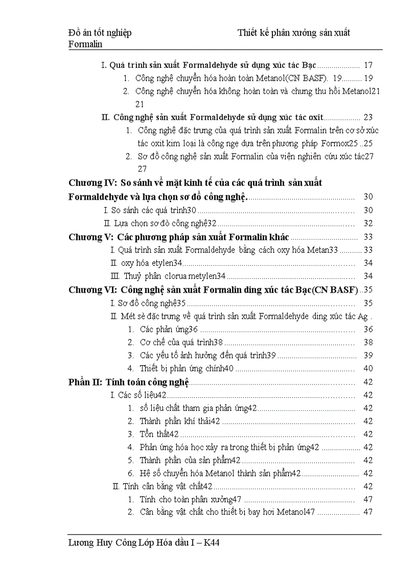 image for page Thiết kế phân xưởng sản xuất Formalin