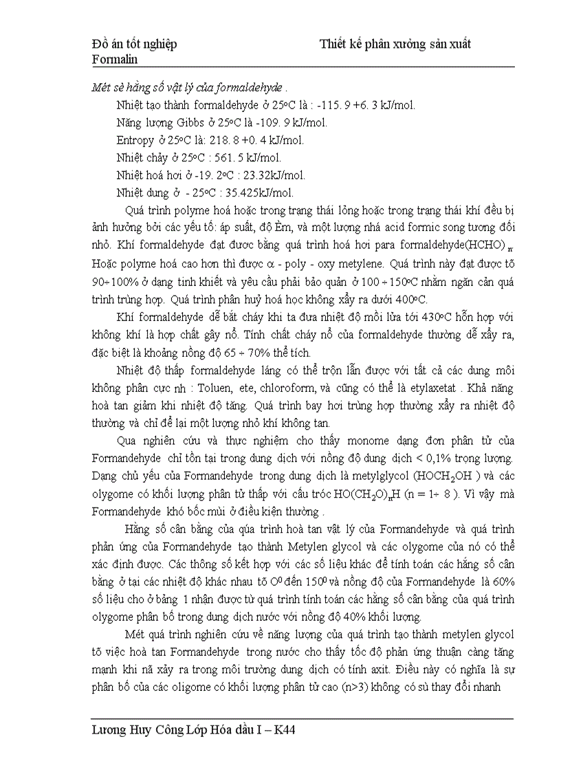 image for page Thiết kế phân xưởng sản xuất Formalin