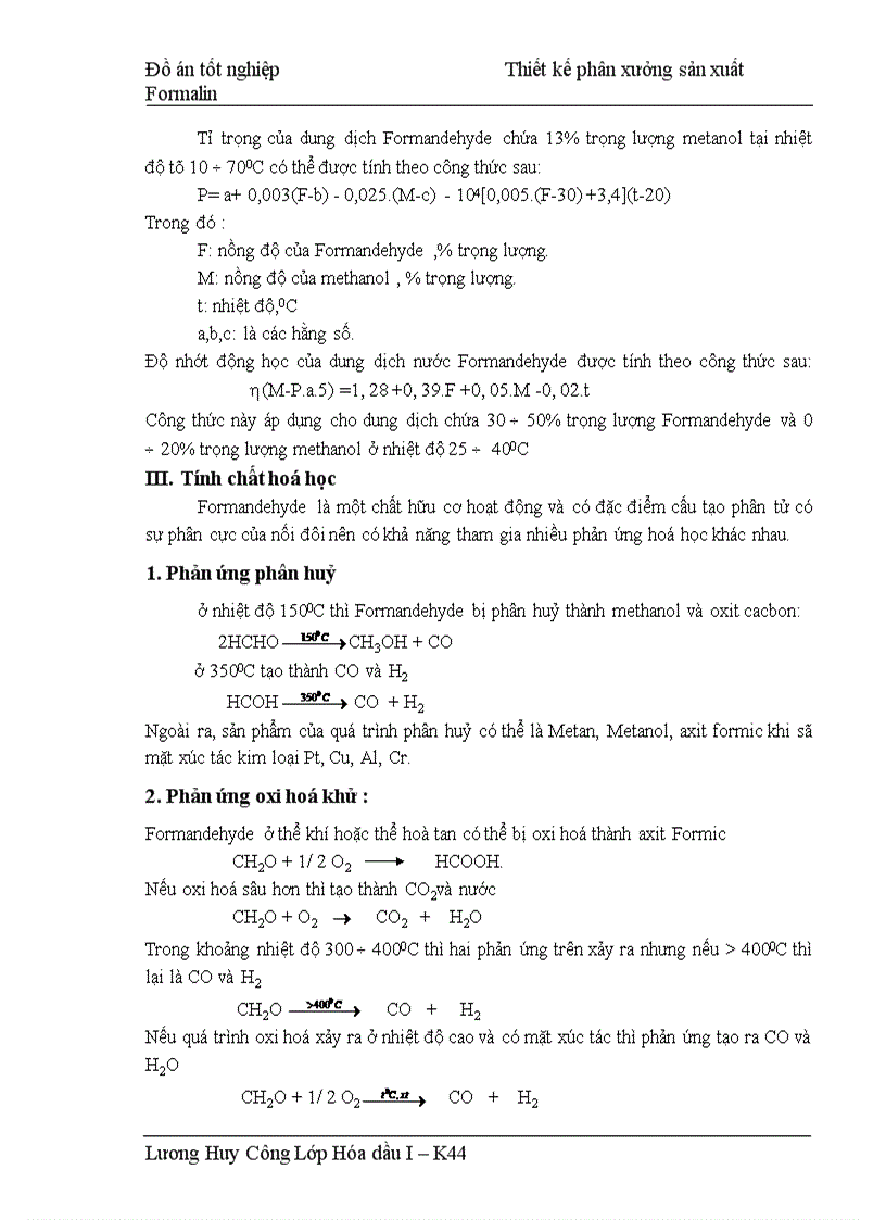 image for page Thiết kế phân xưởng sản xuất Formalin