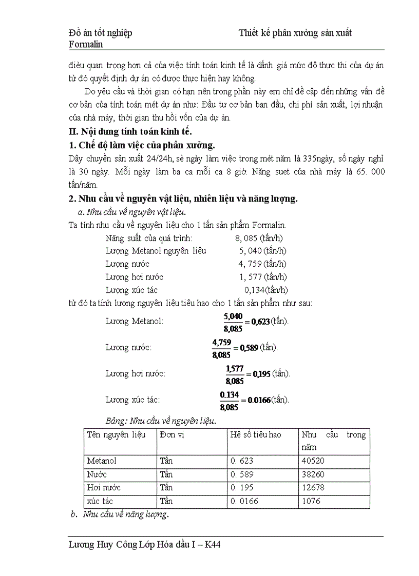 image for page Thiết kế phân xưởng sản xuất Formalin