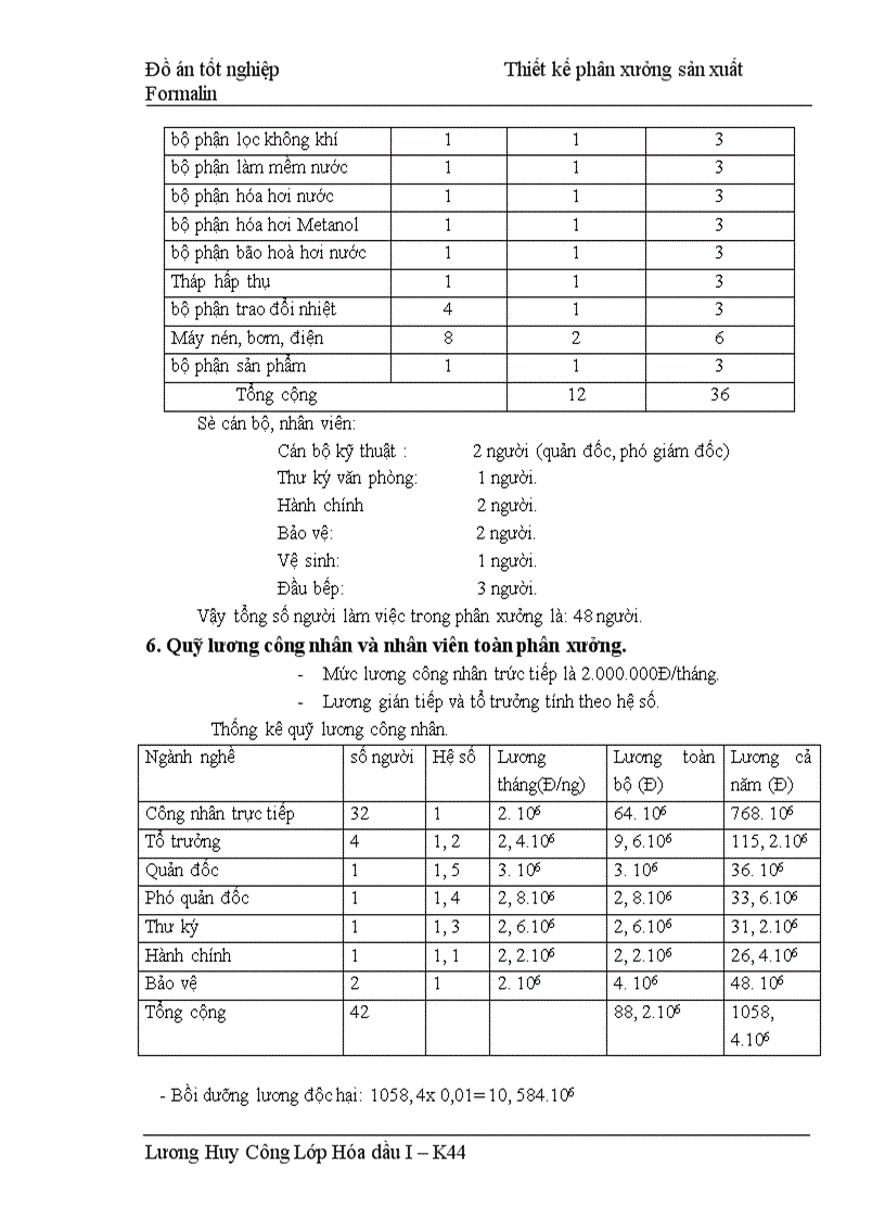 image for page Thiết kế phân xưởng sản xuất Formalin