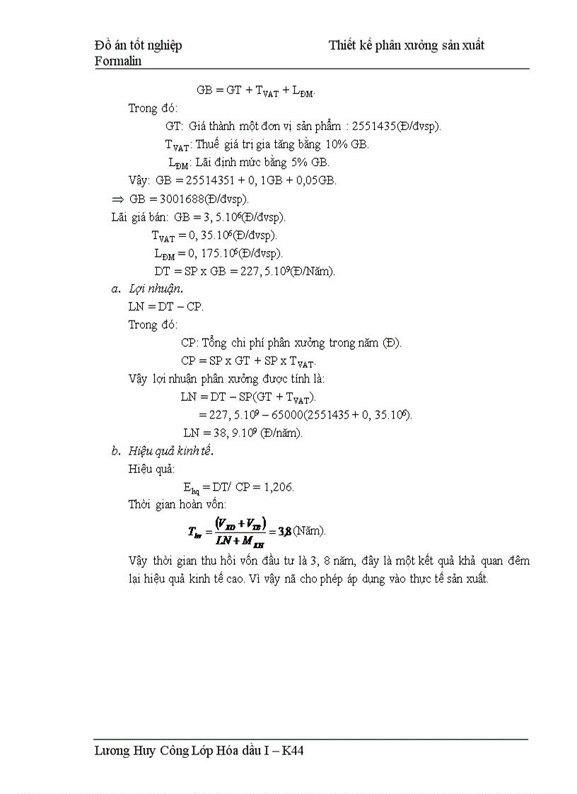 image for page Thiết kế phân xưởng sản xuất Formalin