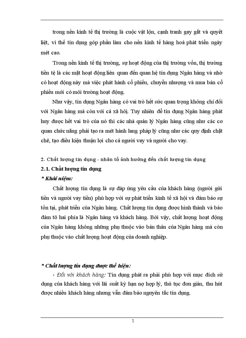 image for page Chất lượng tín dụng ngân hàng hiện trạng và giải pháp nâng cao chất lượng tín dụng tại NHTMCP Eximbank Hà Nội
