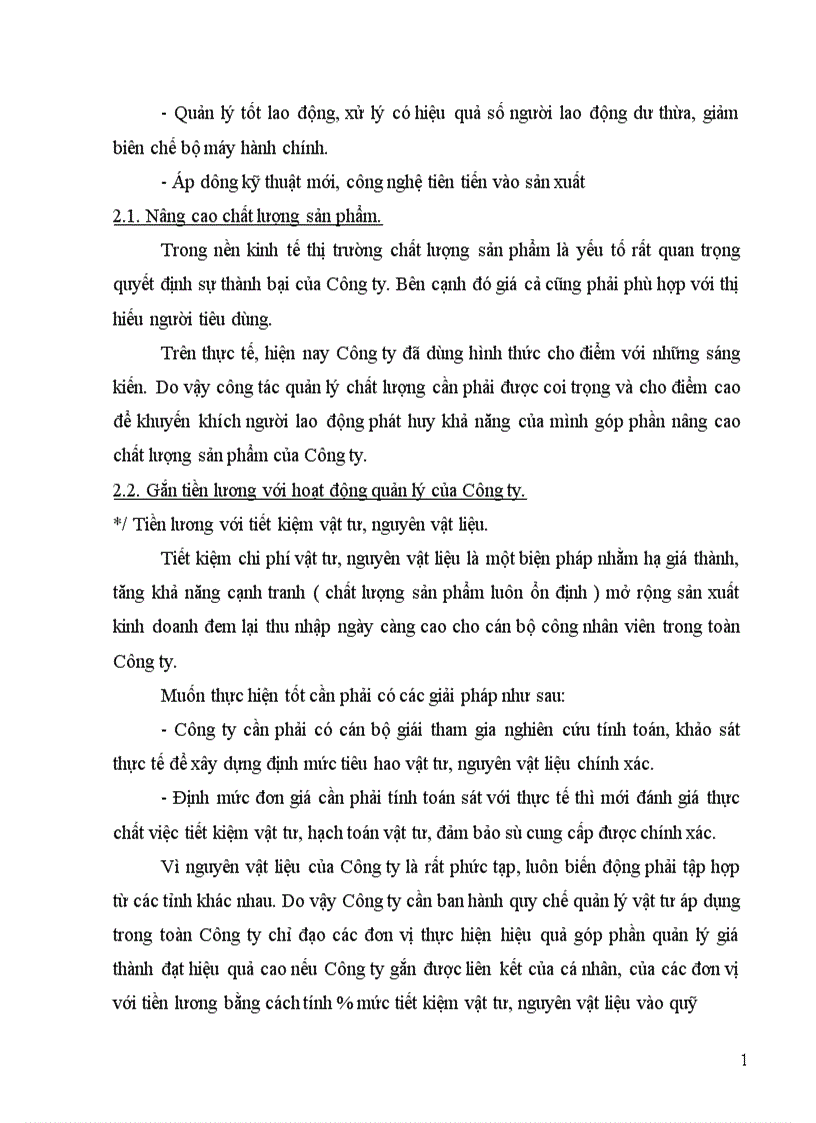 image for page Một số biện pháp nhằm tăng cường công tác quản lý tiền lương tại Công ty Cơ Khí Hà Nội