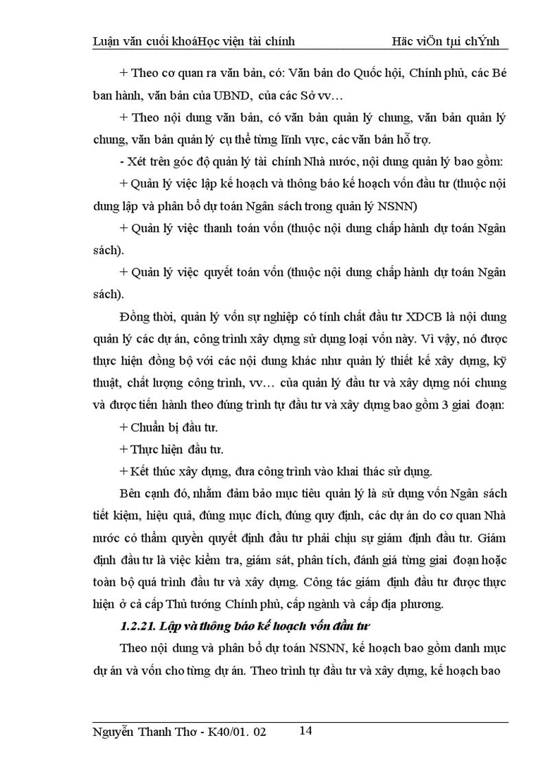 image for page Các giải pháp tăng cường quản lý vốn sự nghiệp có tính chất đầu tư xây dựng đối với các Sở Ban Ngành của thành phố Hà nội