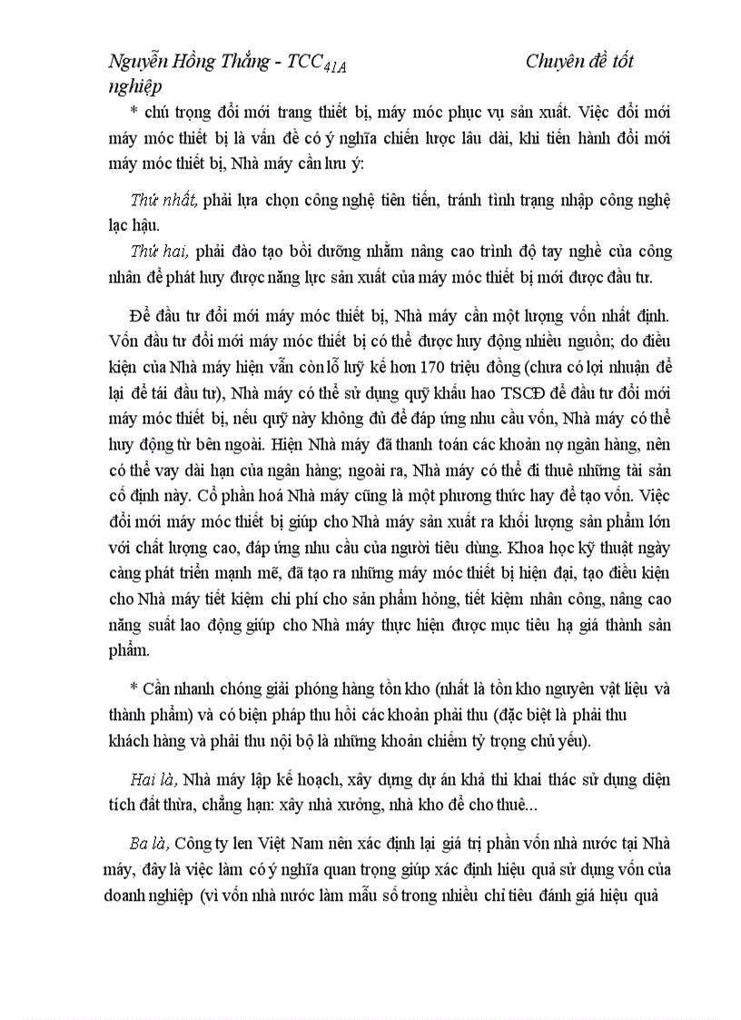 image for page Quản lý vốn nhà nước tại doanh nghiệp nhà nước Nghiên cứu vận dụng tại Nhà máy len Hà Đông