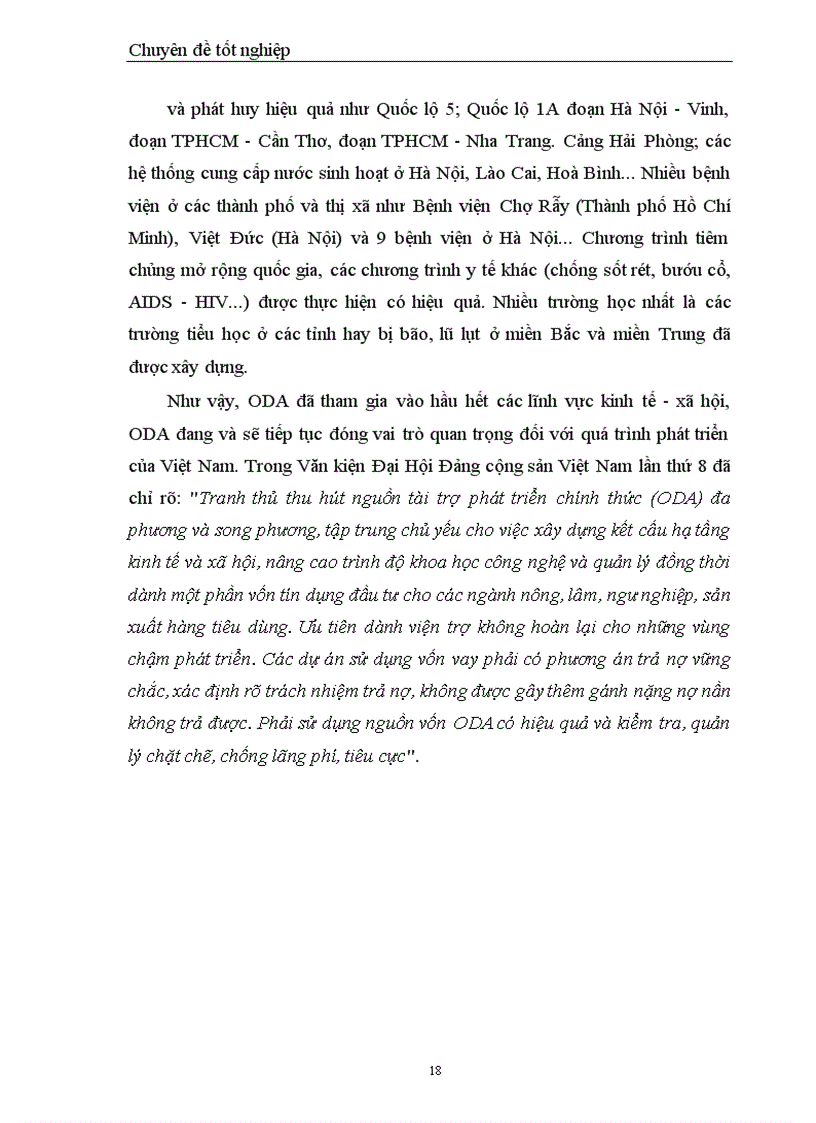 image for page Những giải pháp nhằm đẩy nhanh tiến độ giải ngân nguồn vốn hỗ trợ phát triển chính thức ODA tại Việt Nam giai đoạn 2001 2005