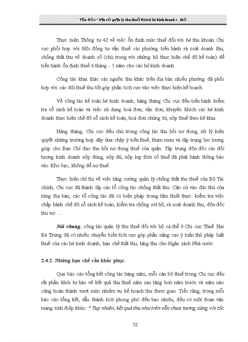 image for page Giải pháp tăng cường công tác quản lý thu thuế đối với hộ kinh doanh cá thể tại Chi cục Thuế Hai Bà Trưng