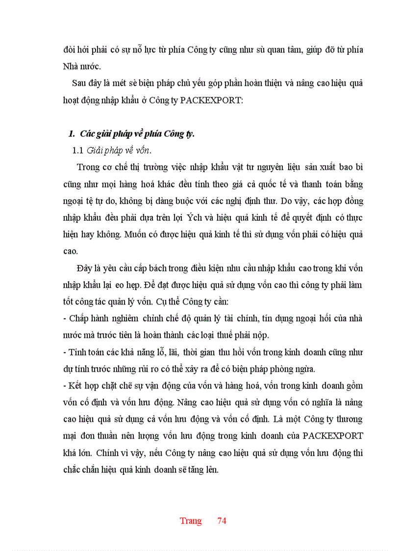 image for page Thực trạng và một số giải pháp hoàn thiện hoạt động nhập khẩu ở Công ty XNK và kỹ thuật bao bì 1