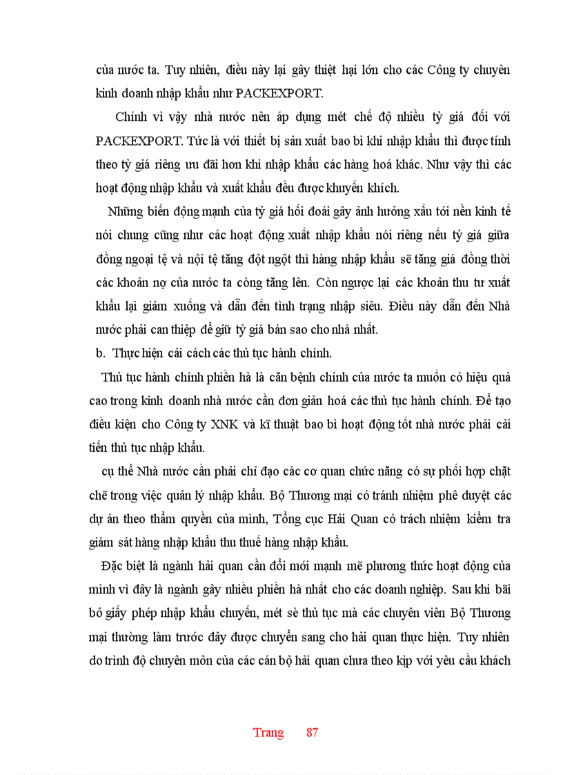 image for page Thực trạng và một số giải pháp hoàn thiện hoạt động nhập khẩu ở Công ty XNK và kỹ thuật bao bì 1