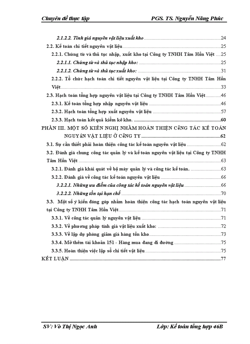 image for page Thực trạng kế toán nguyên vật liệu tại công ty TNHH Tâm Hồn Việt