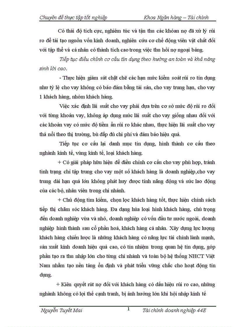image for page Giải pháp mở rộng cho vay đối với các doanh nghiệp ngoài quốc doanh tại Ngân hàng Công thương Hai Bà Trưng