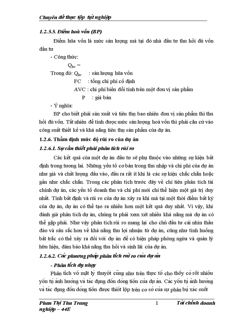 image for page Nâng cao chất lượng thẩm định tài chính dự án trong hoạt động cho vay tại Chi nhánh Ngân hàng công thương Phúc Yên Vĩnh Phúc