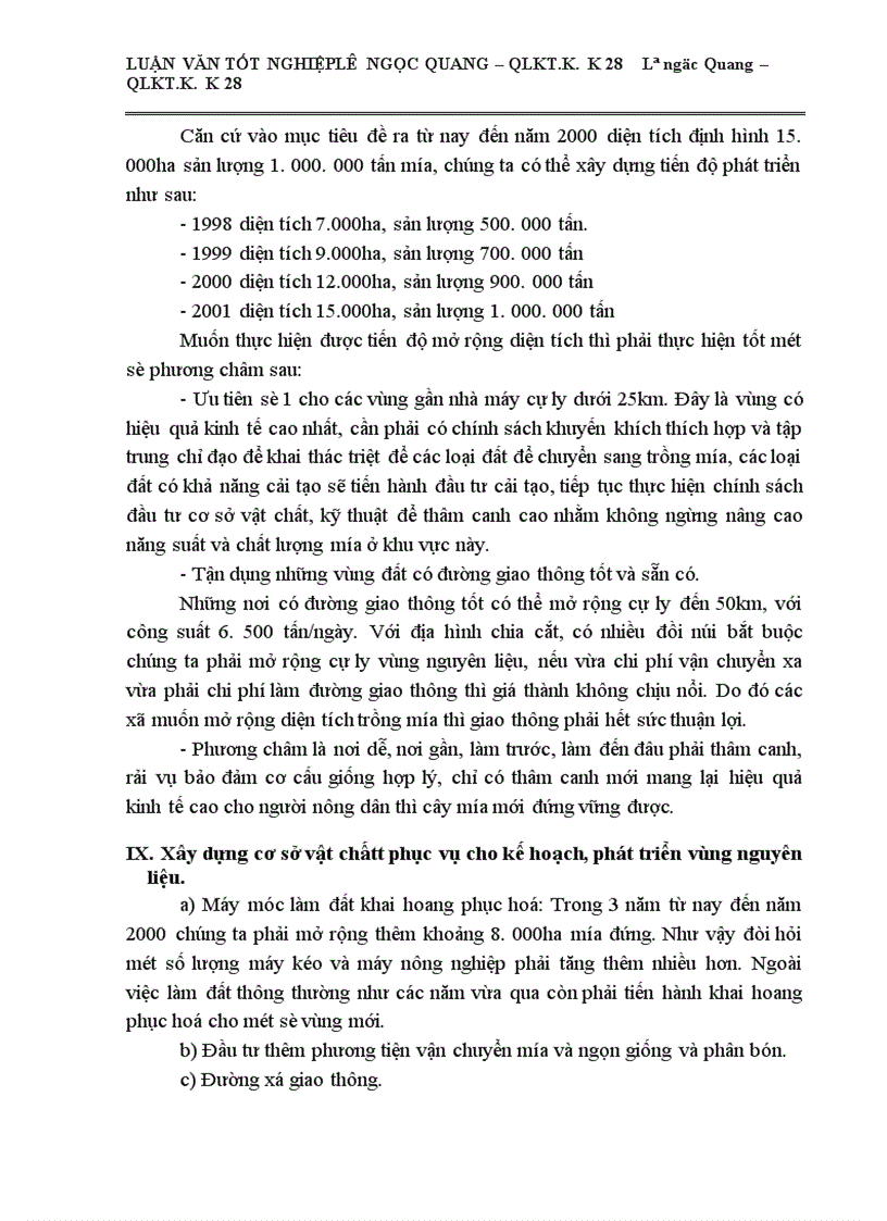 image for page Một số giải pháp cơ bản về phát triển vùng Nguyên liệu Công ty Cổ phần mía đường Lam Sơn