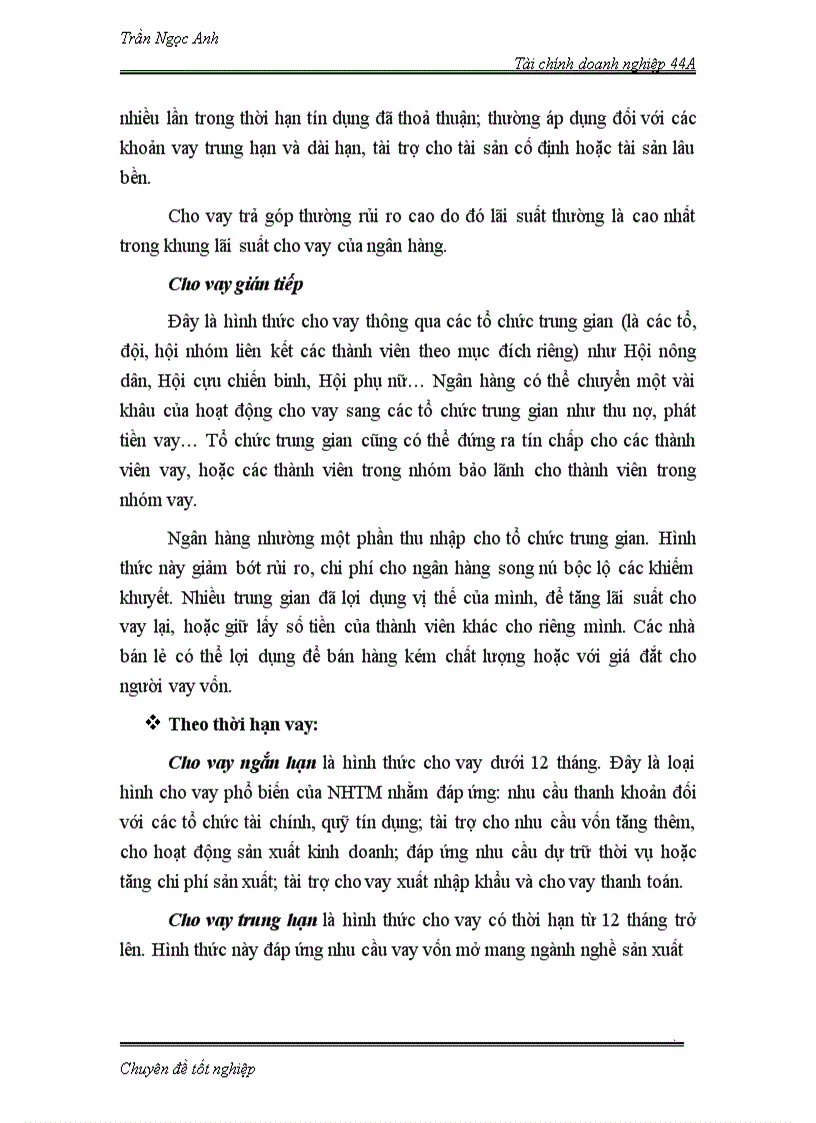 image for page Nâng cao hiệu quả hoạt động cho vay tại chi nhánh NHCT Đống Đa đối với doanh nghiệp vừa và nhỏ