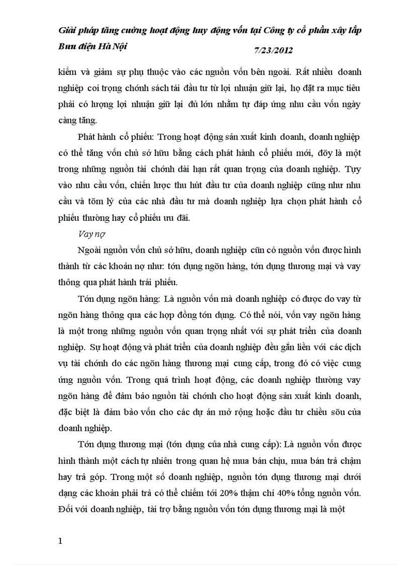 image for page Giải pháp tăng cường hoạt động huy động vốn tại Công ty cổ phần xây lắp Bưu điện Hà Nội