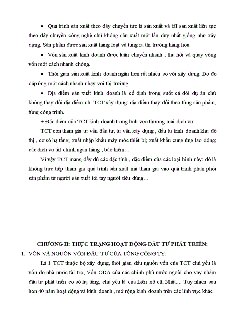 image for page Thực trạng và giải pháp về hoạt động đầu tư phát triển tại Tổng Công Ty Sông Đa