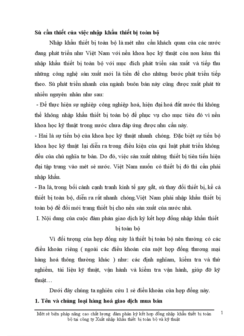 image for page Một số biện pháp nâng cao chất lượngđàm phán ký kết hợp đồng nhập khẩu thiết bị toàn bộ của Công ty xuất nhập khẩu thiết bị toàn bộ và kỹ thuật Technoimport
