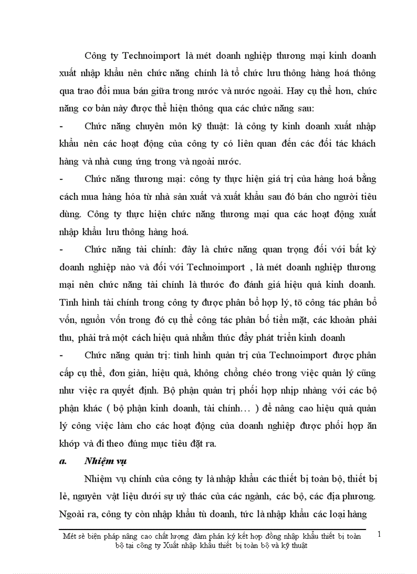 image for page Một số biện pháp nâng cao chất lượngđàm phán ký kết hợp đồng nhập khẩu thiết bị toàn bộ của Công ty xuất nhập khẩu thiết bị toàn bộ và kỹ thuật Technoimport