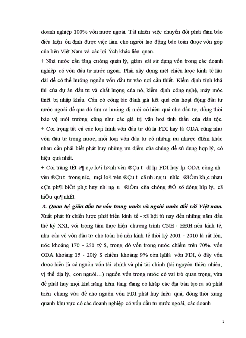 image for page Thực trạng và giải pháp để huy động và sử dụng có hiệu quả nguồn vốn đầu tư nước ngoài vào nước ta