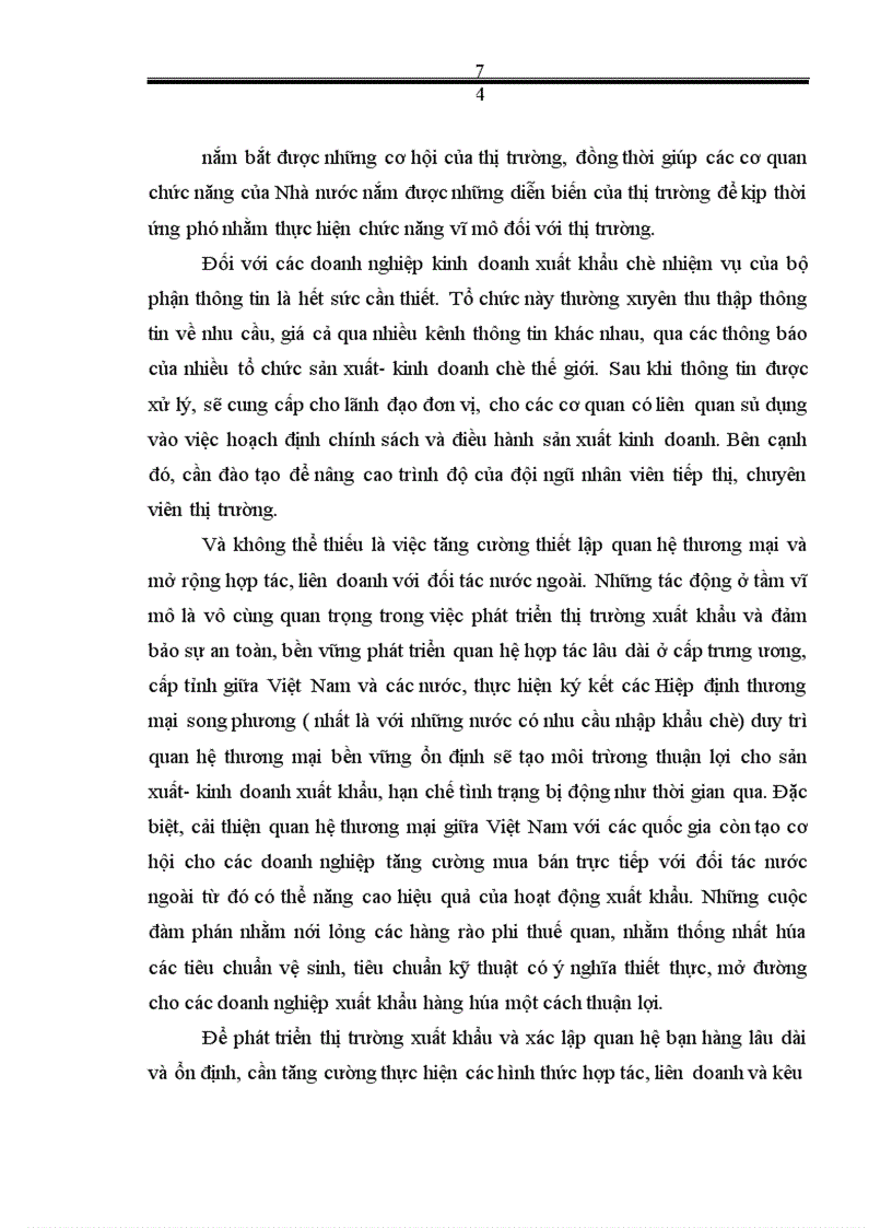 image for page Chiến lược mở rộng thị trường xuất khẩu sản phẩm cho ngành chè Việt Nam trong giai đoạn tới 2015