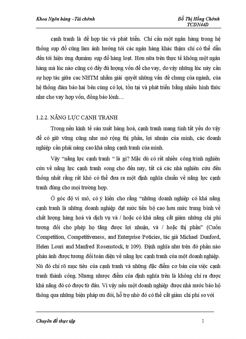 image for page Năng cao nâng lực cạnh tranh trong quá trình hội nhập kinh tế quốc tế tại VPBank