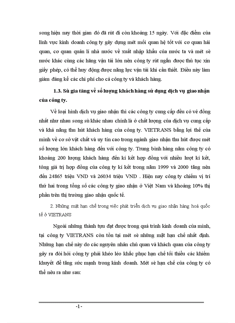 image for page Phương hướng và giải pháp phát triển dịch vụ giao nhận hàng hoá quốc tế ở công ty giao nhận kho vận ngoại thương VIETRANS