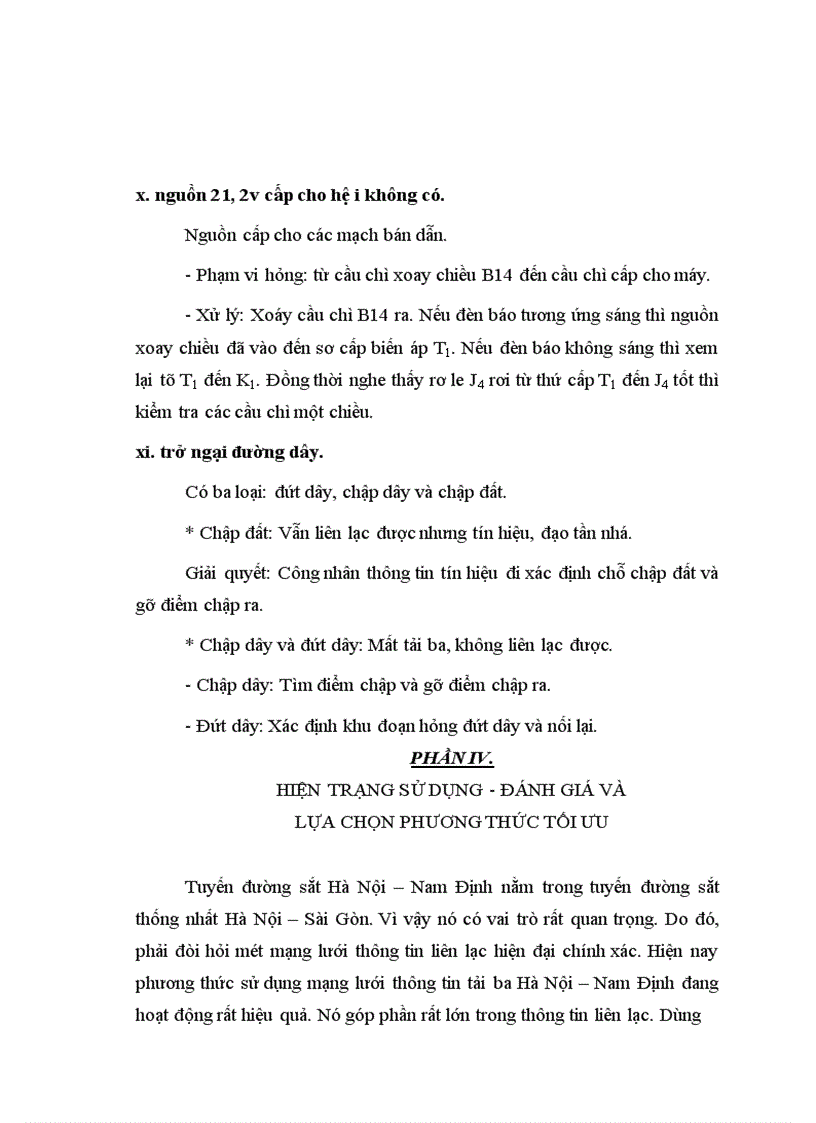 image for page Thực trạng sử dụng tải ba tại tuyến Hà Nội Nam Định Đánh giá và lựa chọn phương thức tối ưu