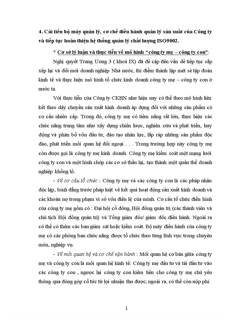 image for page Chiến lược nâng cao năng lực công nghệ sản xuất của Công ty cơ khí Hà Nội đến năm 2010