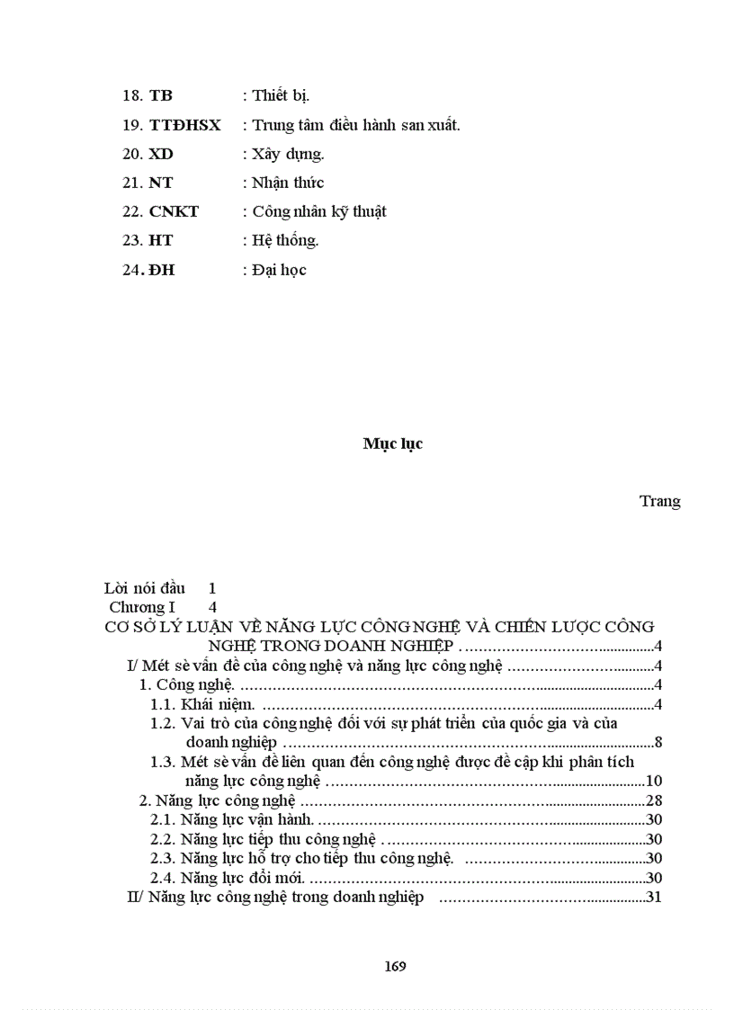 image for page Chiến lược nâng cao năng lực công nghệ sản xuất của Công ty cơ khí Hà Nội đến năm 2010