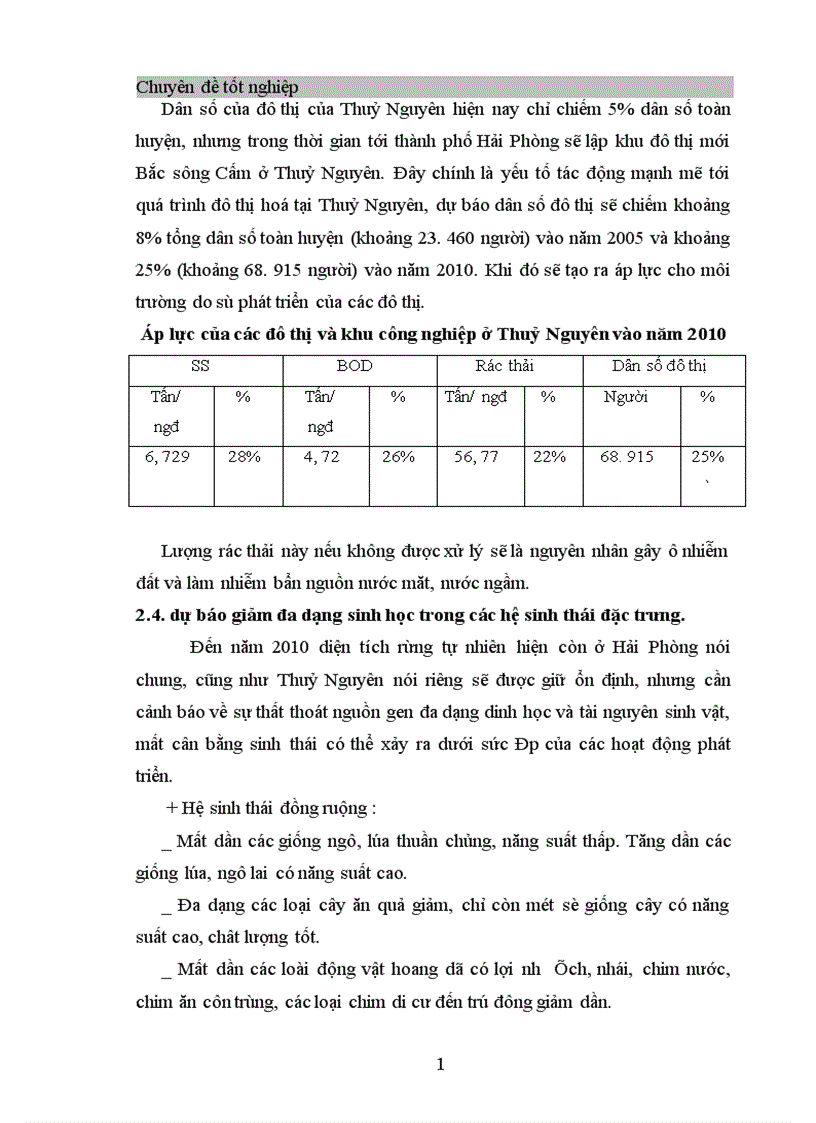 image for page Đánh giá hiệu quả kinh tế xã hội và môi trường của quy hoạch kinh tế xã hội huyện Thuỷ Nguyên thành phố Hải Phòng