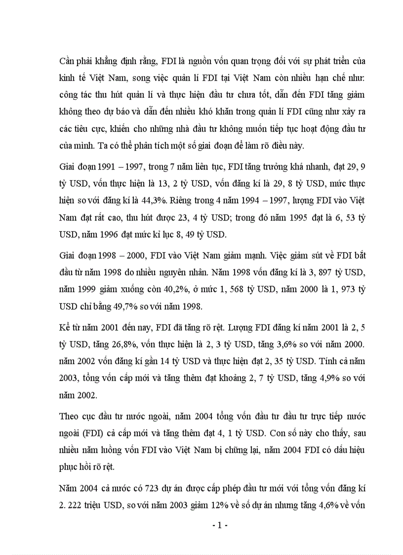 image for page Thực trạng và giải pháp nhằm tăng cường thu hút FDI vào ngành du lịch Việt Nam 1