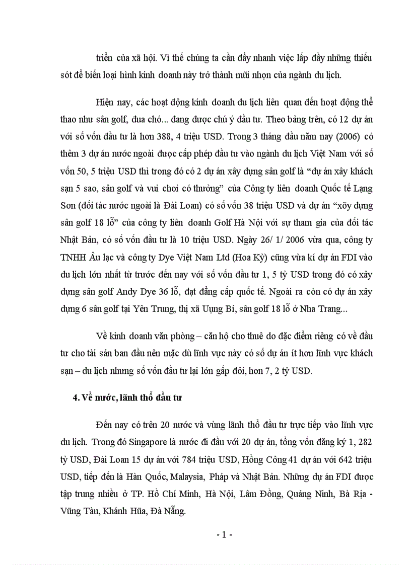 image for page Thực trạng và giải pháp nhằm tăng cường thu hút FDI vào ngành du lịch Việt Nam 1