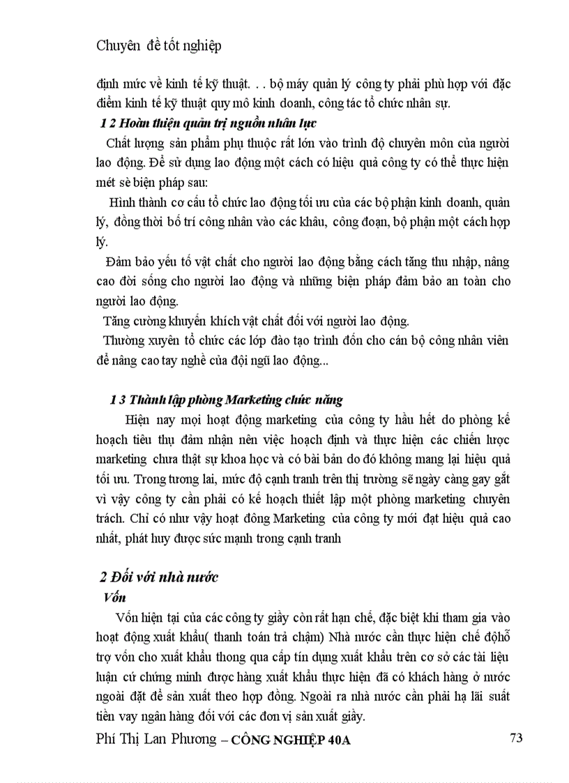 image for page Các giải pháp Marketing nhằm duy trì và mở rộng thị trường của công ty Giầy Thượng Đình 1