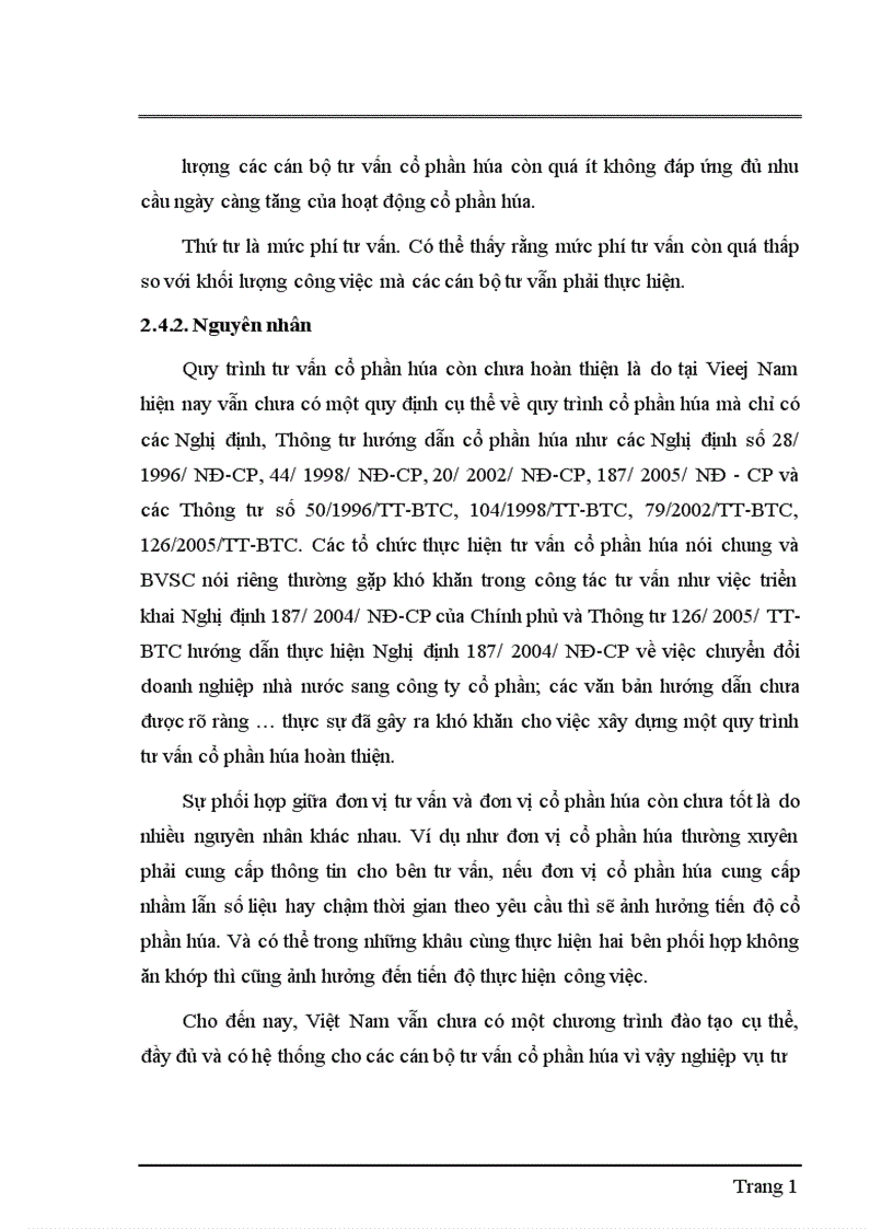 image for page Nâng cao hiệu quả hoạt động tư vấn cổ phần hóa DNNN tại Công ty Cổ phần chứng khoán Bảo Việt
