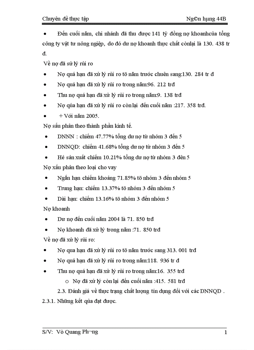 image for page Giải pháp nâng cao chất lượng tín dụng đối với các DNNQD tại NHNo Hà Nội