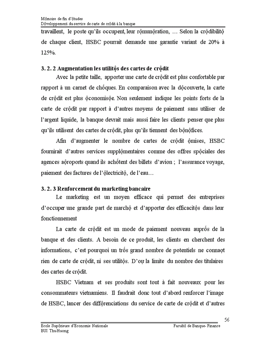 image for page Développement du service de carte de crédit à la banque