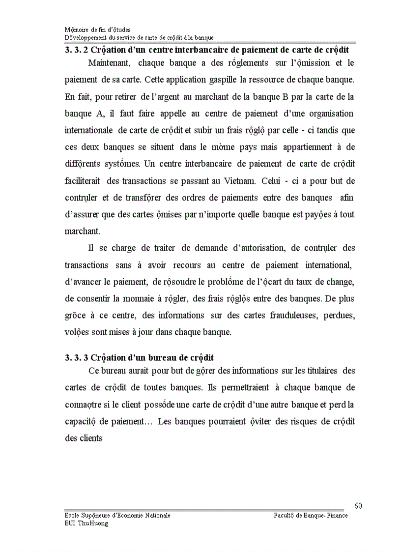 image for page Développement du service de carte de crédit à la banque