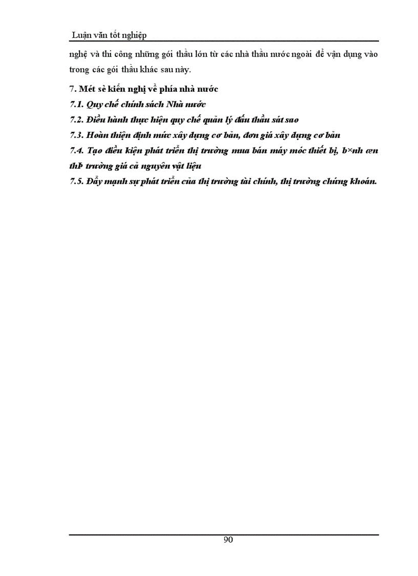 image for page Thực trạng và một số giải pháp nhằm nâng cao khả năng thắng thầu của công ty Xây dựng cấp thoát nước và hạ tầng kỹ thuật Cometco