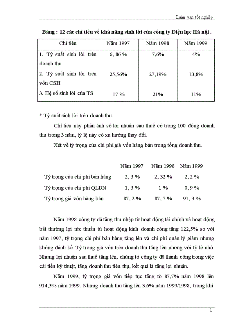 image for page Các giải pháp nhằm nâng cao chất lượng công tác phân tích tài chính tại Công ty Điện lực Hà nội 1