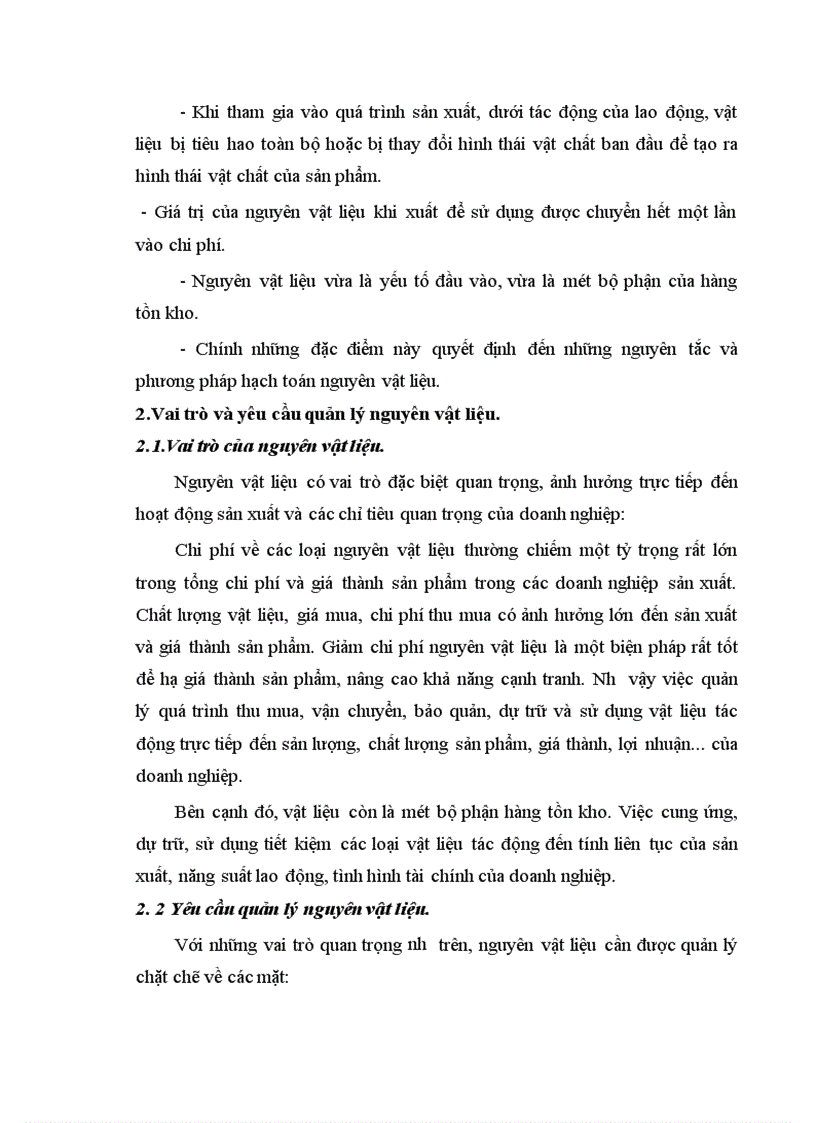 image for page Tổ chức hạch toán nguyên vật liệu ở công ty Vật liệu và công nghệ Quốc gia 1