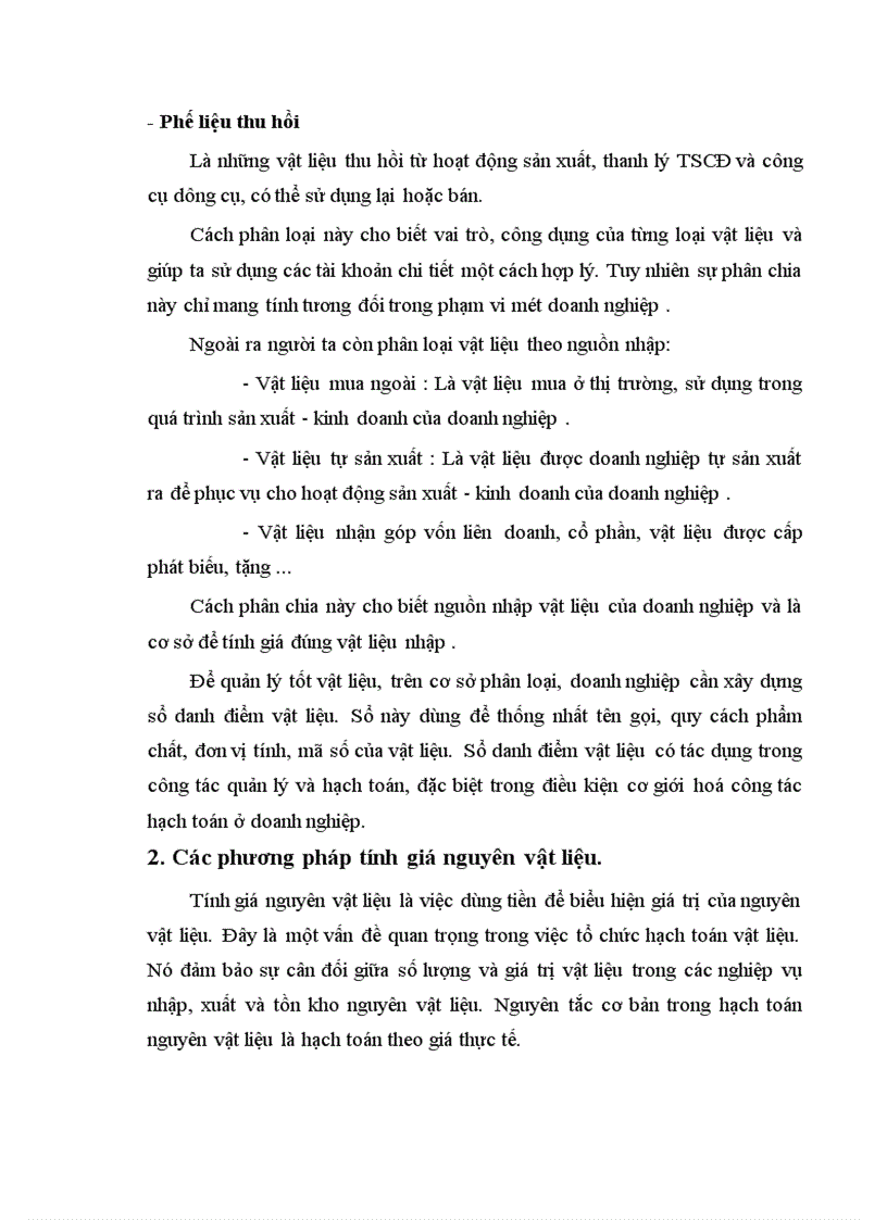 image for page Tổ chức hạch toán nguyên vật liệu ở công ty Vật liệu và công nghệ Quốc gia 1