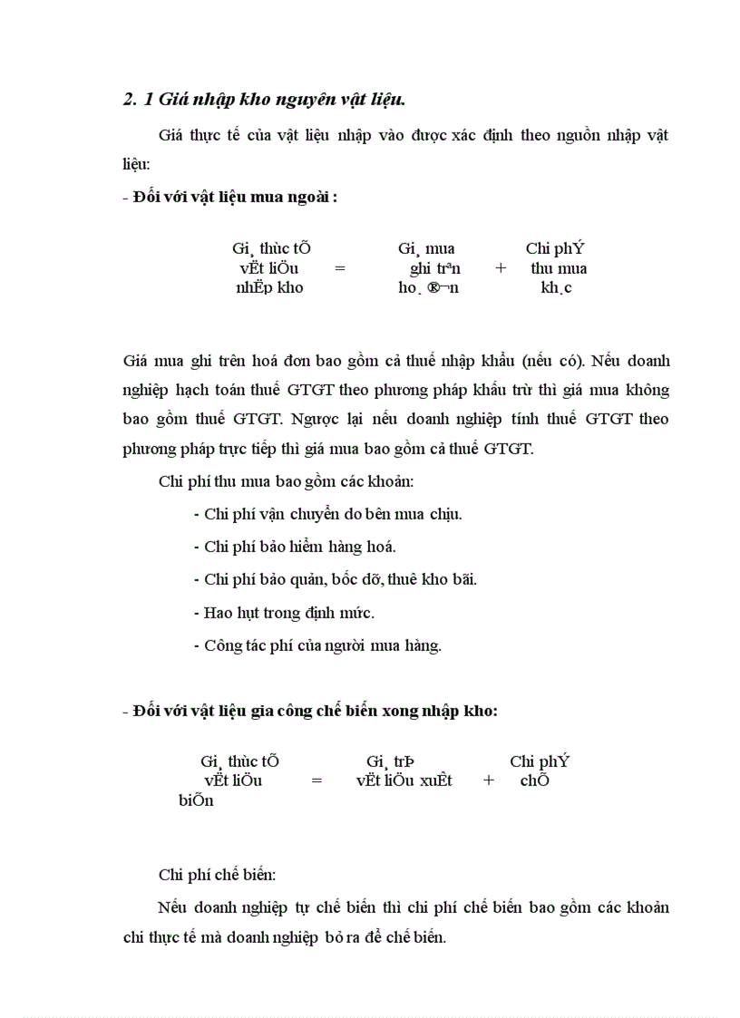 image for page Tổ chức hạch toán nguyên vật liệu ở công ty Vật liệu và công nghệ Quốc gia 1
