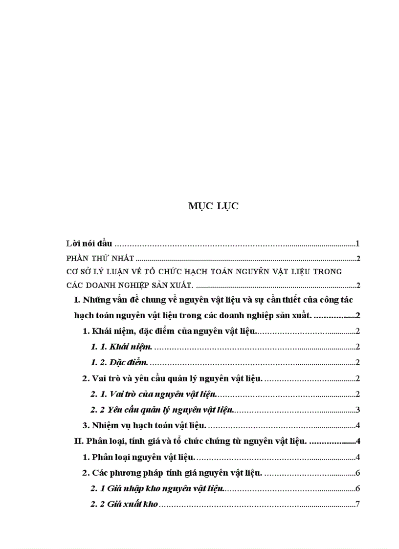 image for page Tổ chức hạch toán nguyên vật liệu ở công ty Vật liệu và công nghệ Quốc gia 1
